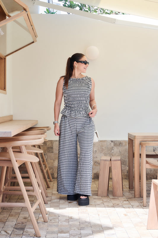 SET TATIANA VICHY NEGRO