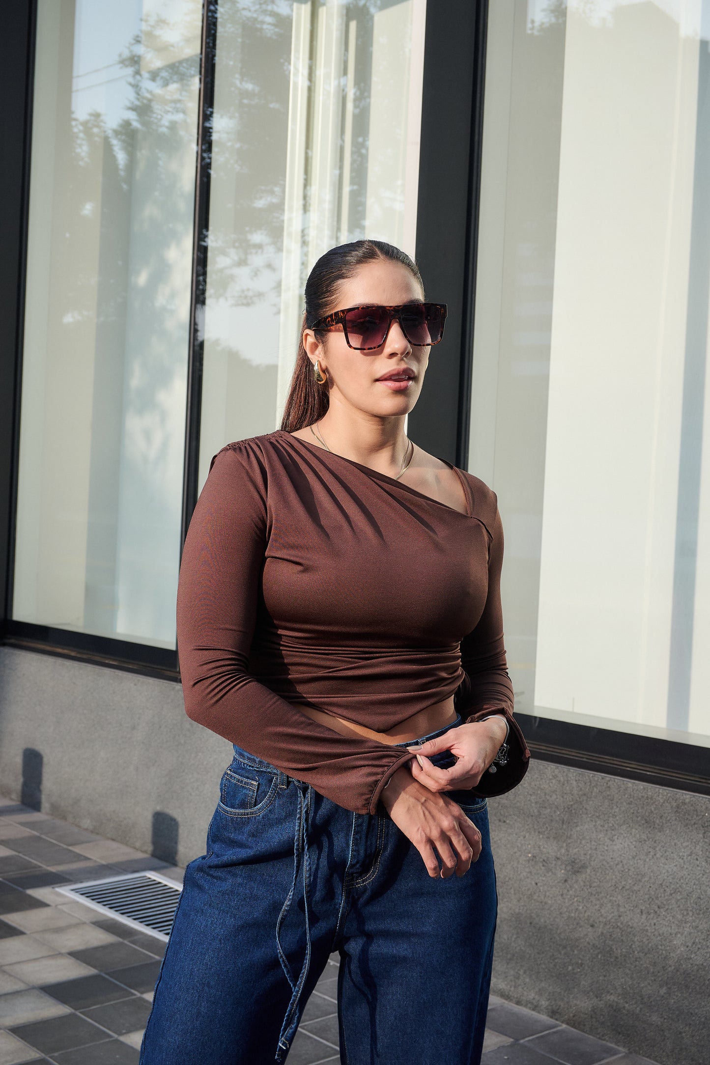 POLO MACARENA MARRÓN