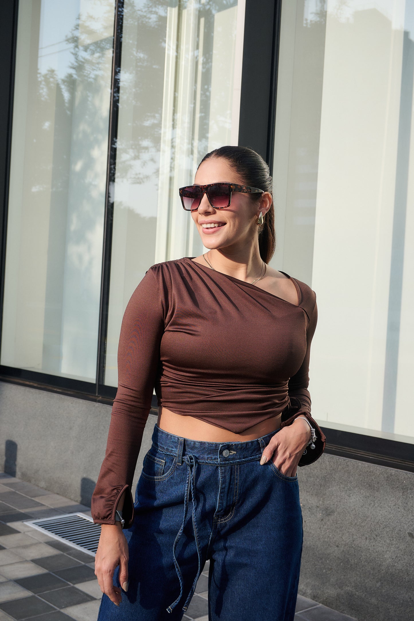 POLO MACARENA MARRÓN