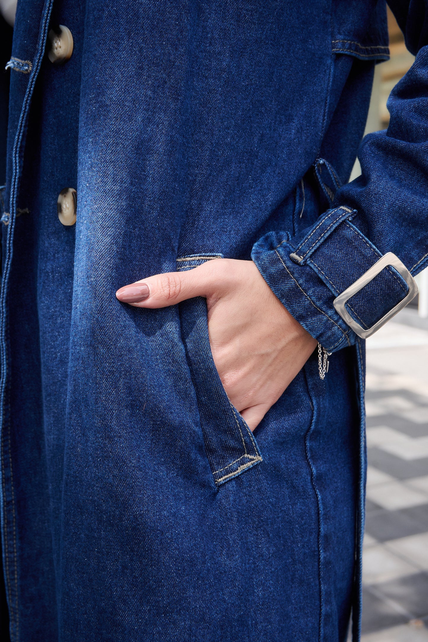 TRENCH COAT DENIM