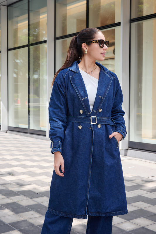 TRENCH COAT DENIM