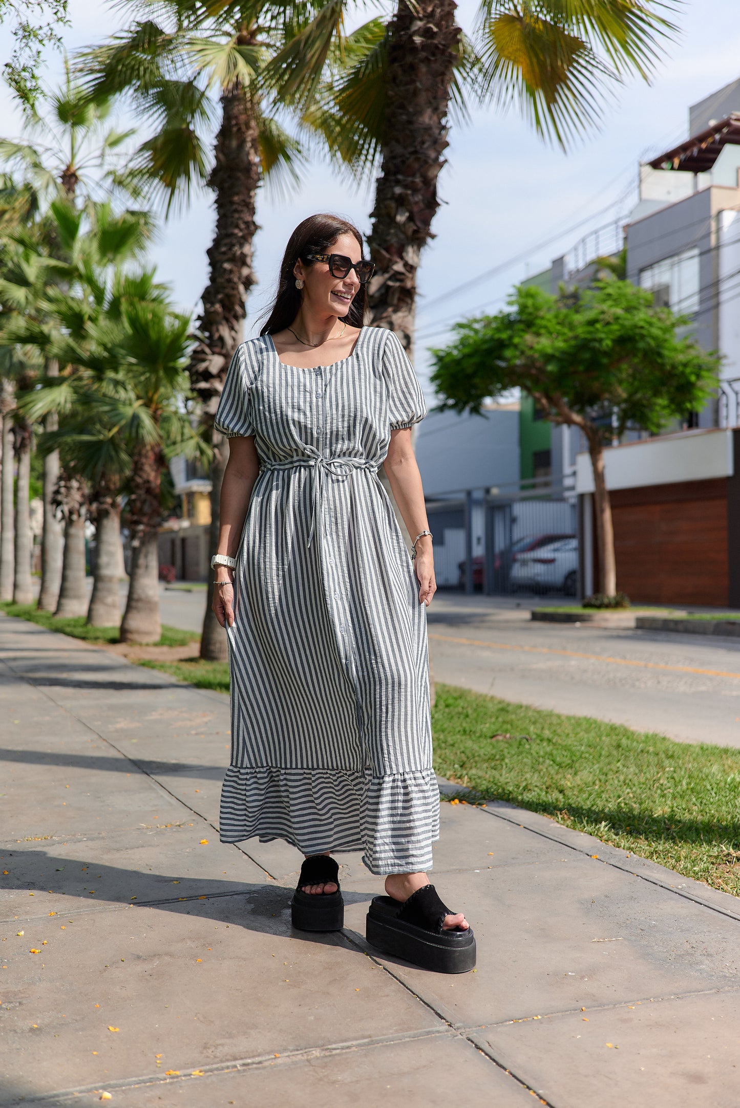 VESTIDO ALANA GRAFITO