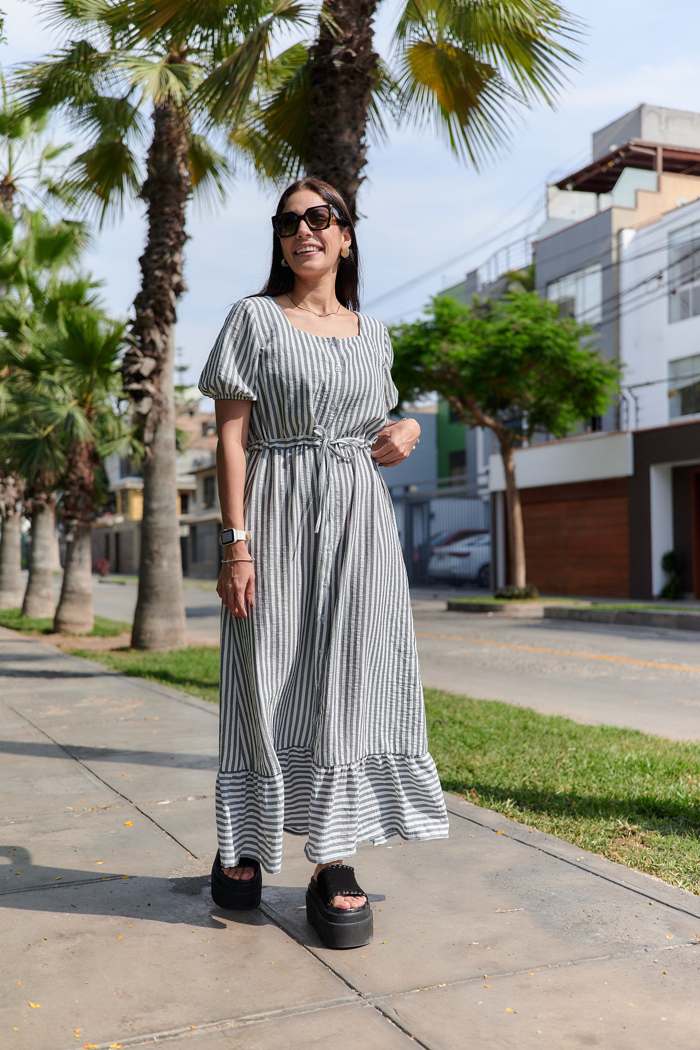 VESTIDO ALANA GRAFITO