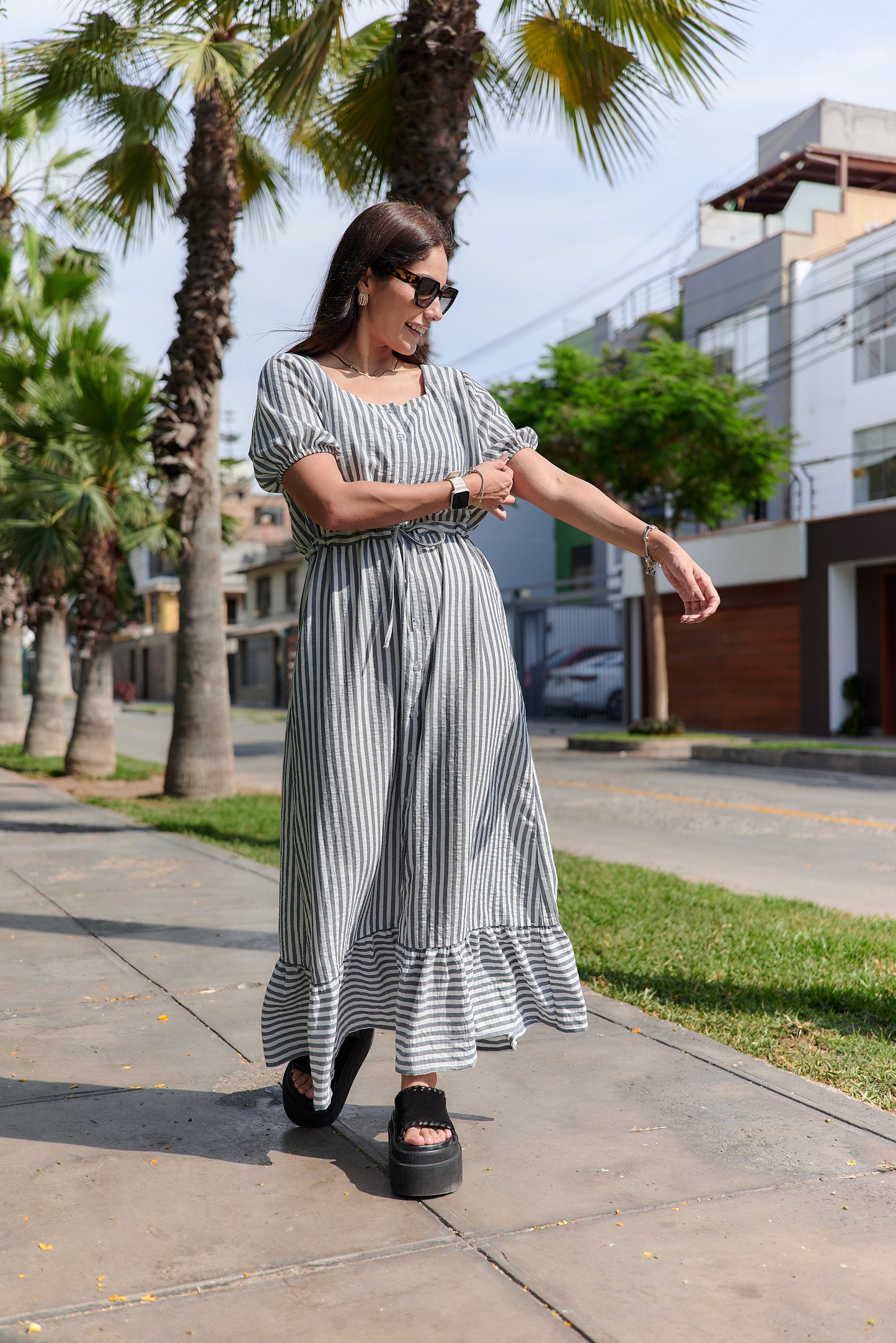 VESTIDO ALANA GRAFITO