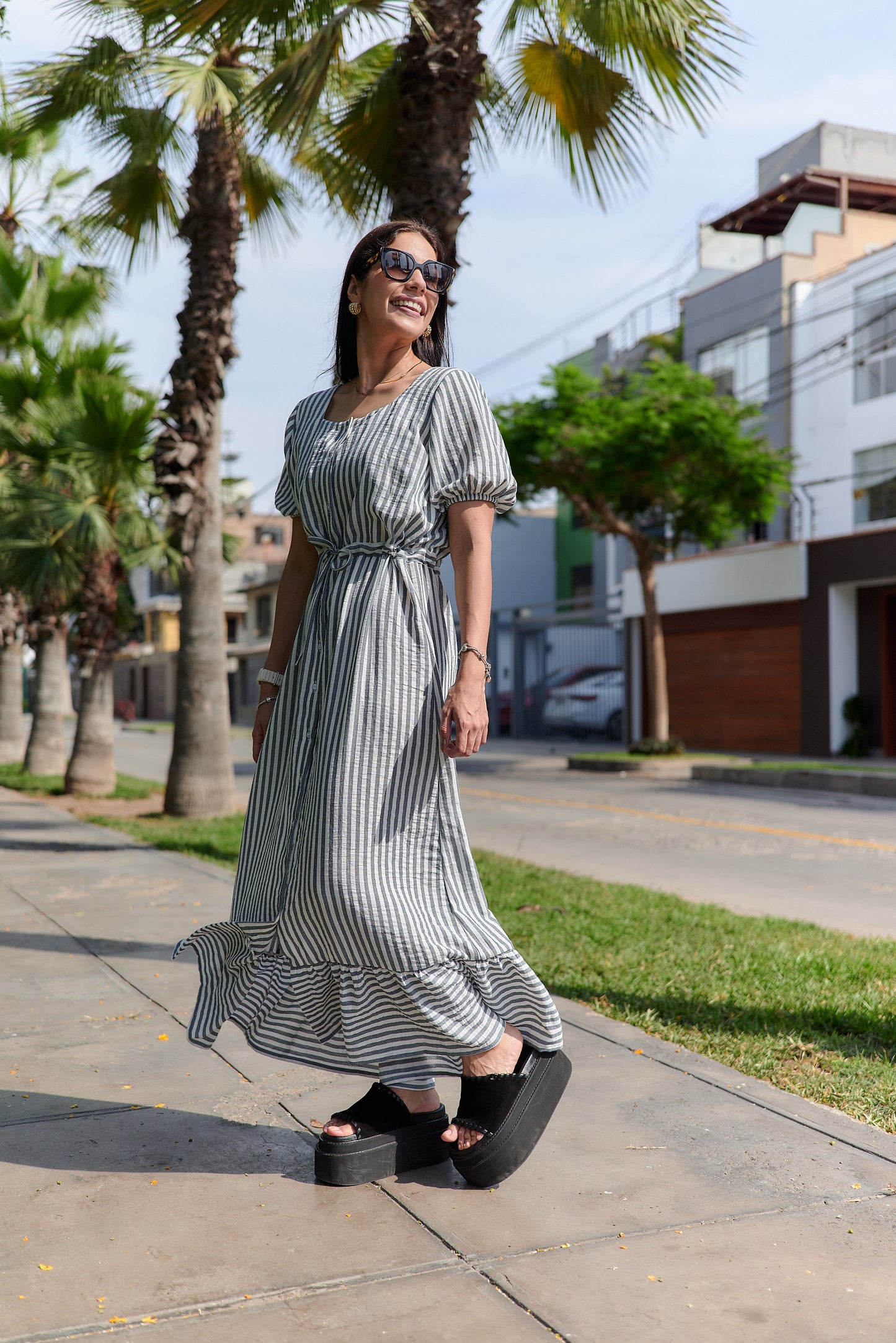 VESTIDO ALANA GRAFITO