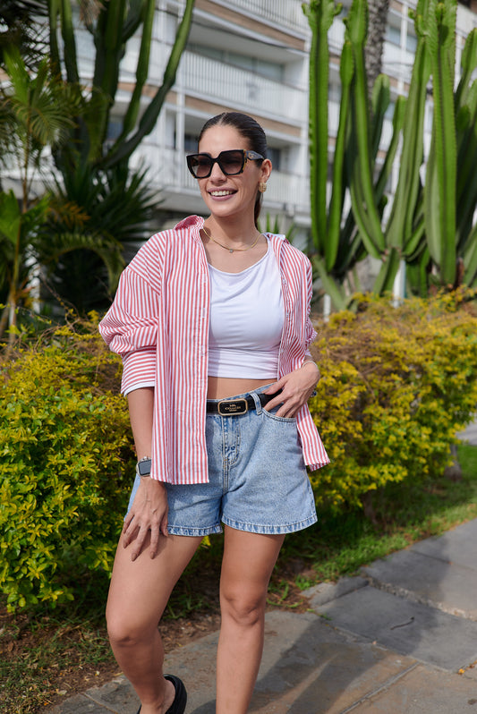 CAMISA ALMUDENA ROJA