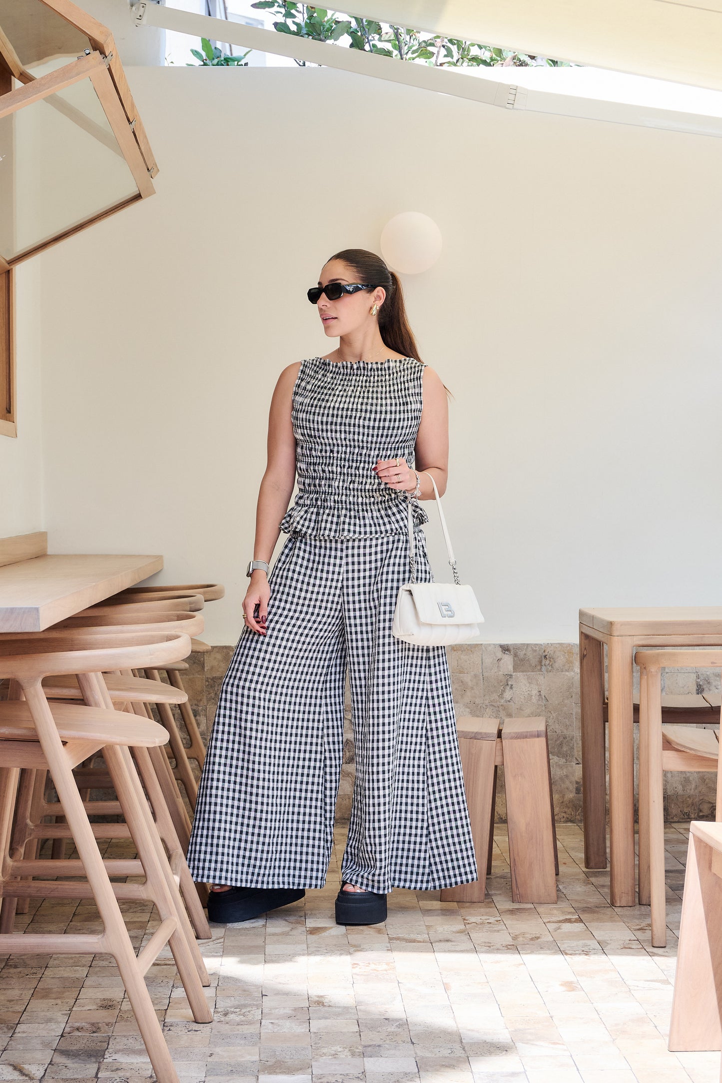 SET TATIANA VICHY NEGRO