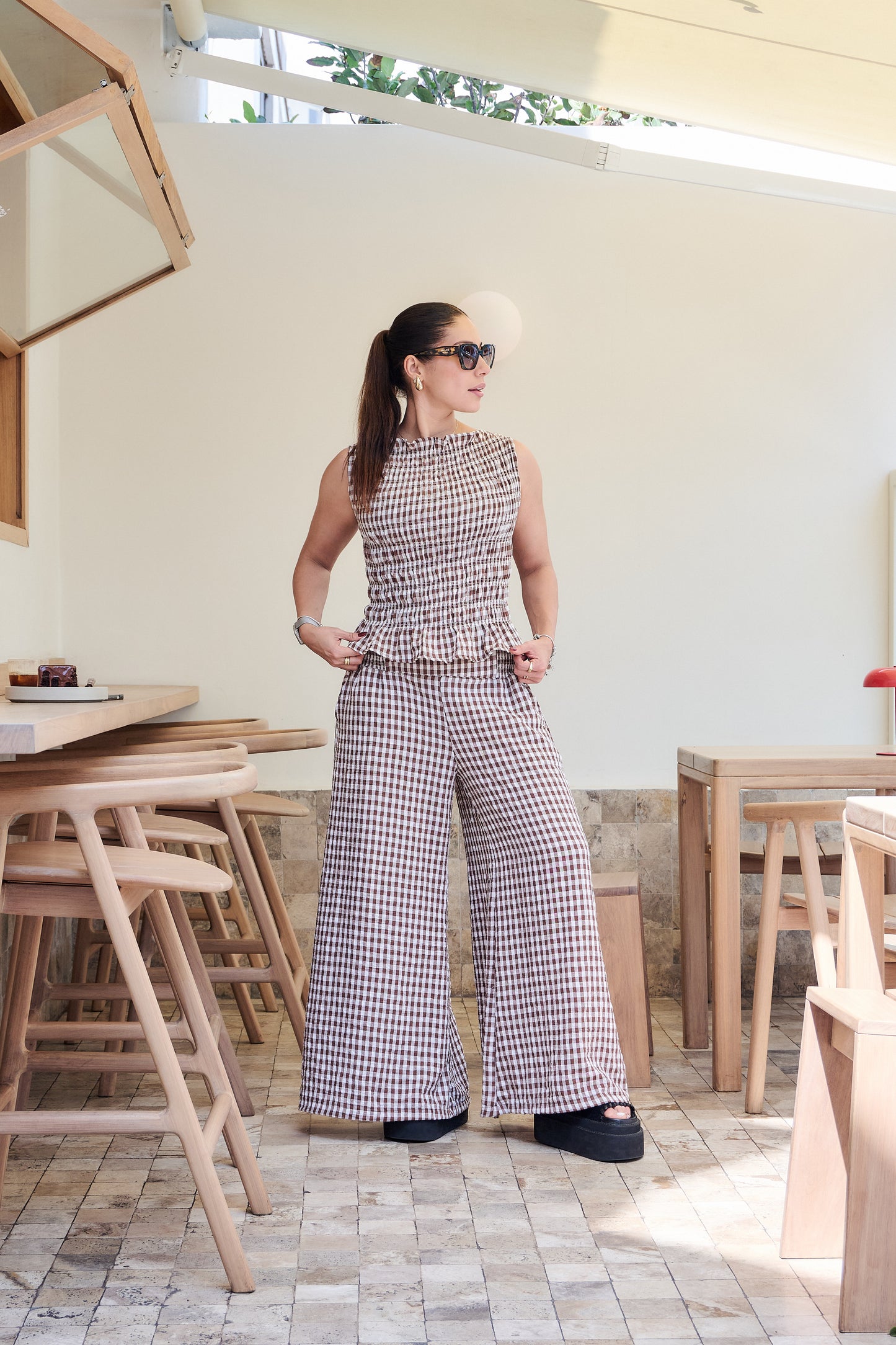 SET TATIANA VICHY MARRÓN