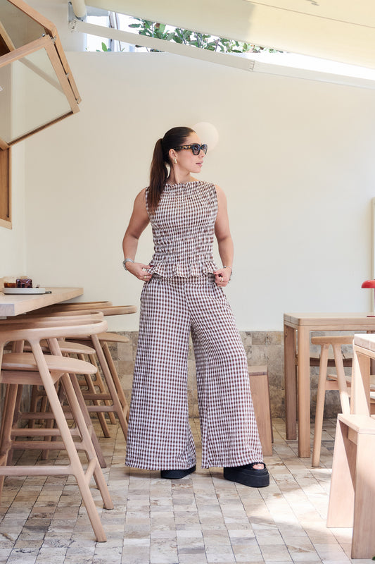 SET TATIANA VICHY MARRÓN