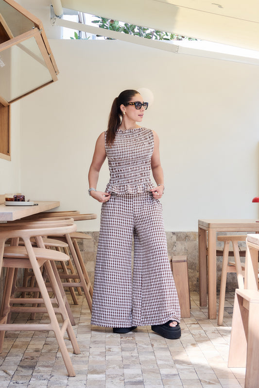 SET TATIANA VICHY MARRÓN