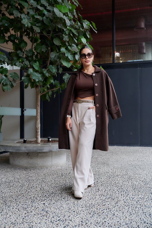 ABRIGO ALANYA MARRÓN