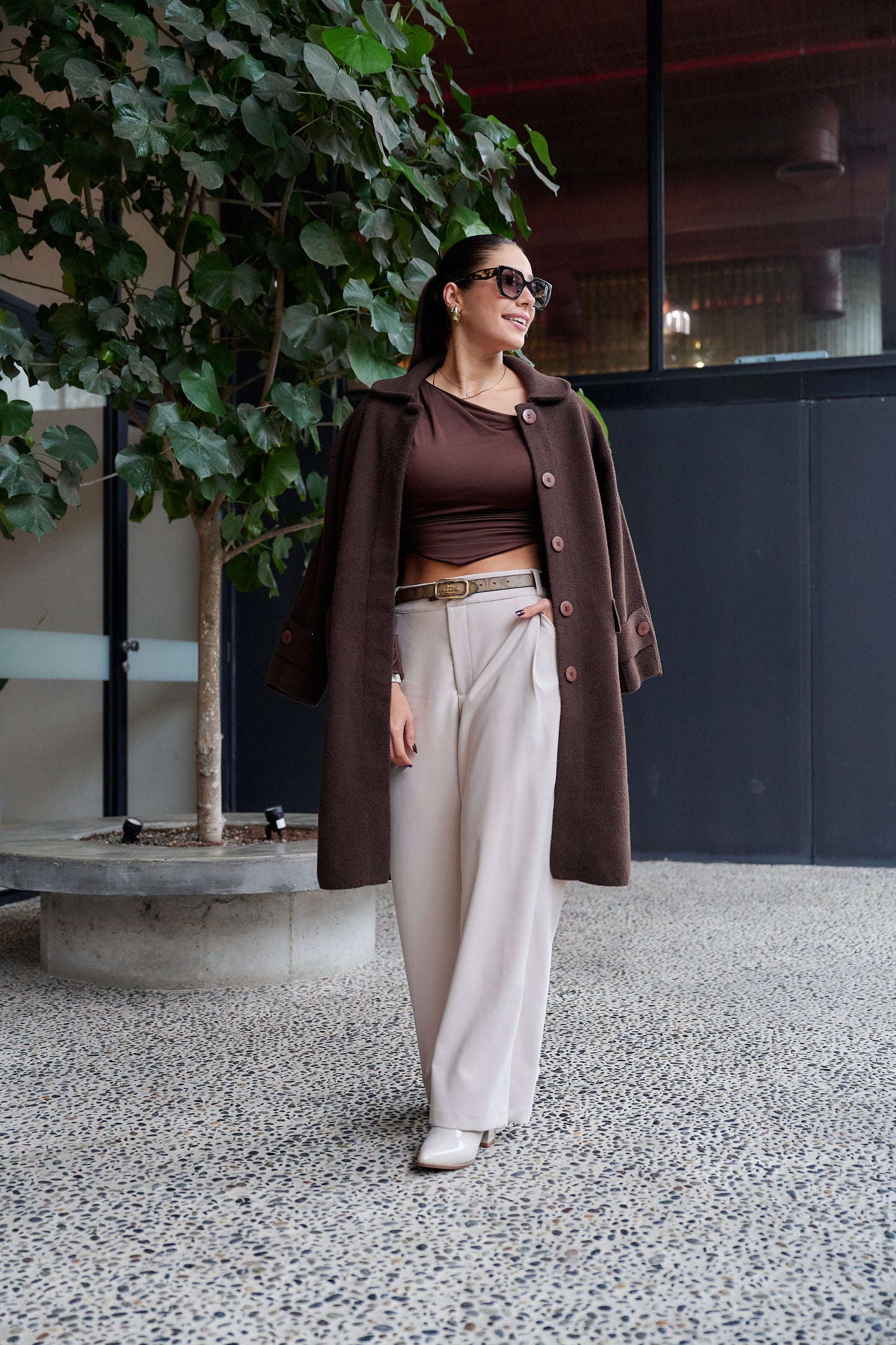 ABRIGO ALANYA MARRÓN